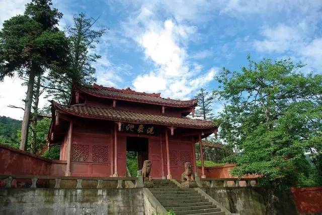 洗象池不仅是峨眉山著名的寺庙之一,这里也是的灵猴们的天堂.