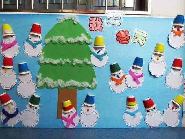 你想要的:幼儿园冬季主题墙布置集锦(多图)!