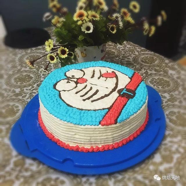 宝贝9周岁生日蛋糕 | 蓝胖子多啦a梦