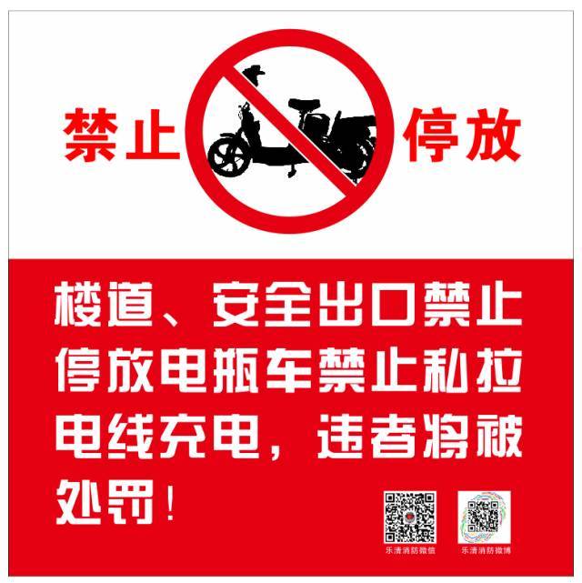 您是不是发现小区楼道口,居住出租房贴有电动车警示标志?