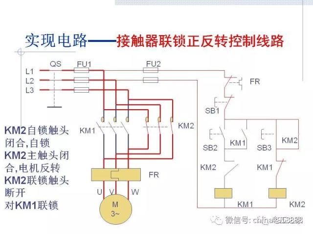 中国工控|顺逆停开关接线图