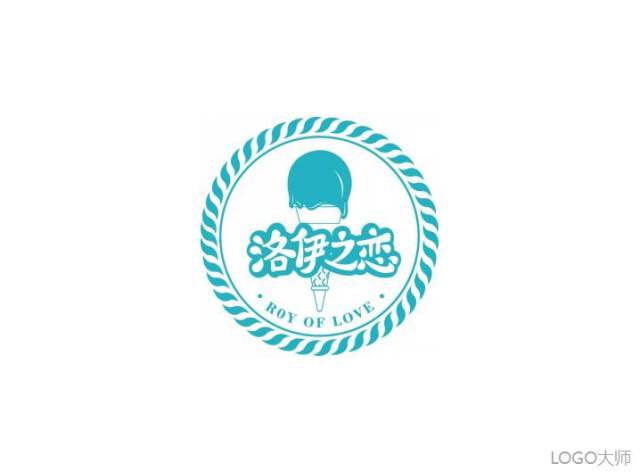 冰淇淋店品牌logo设计合集