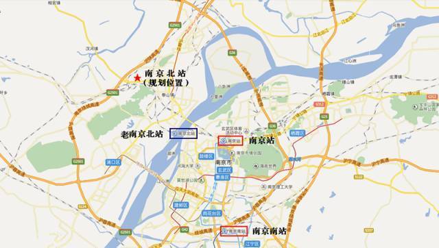 南京北站规划区内共计轨道3号线一期