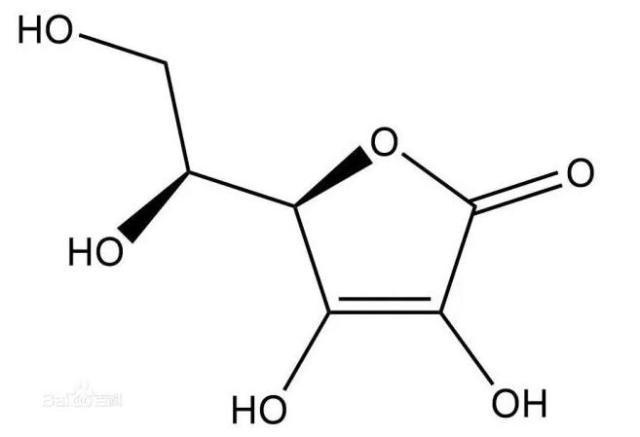 维生素c也一样,它又称抗坏血酸,看vc的分子结构图,它有4个与碳相连的