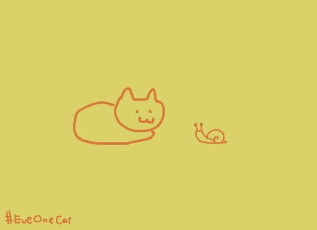 网友特别喜欢画猫,只是他画的猫风格有点.自己看吧