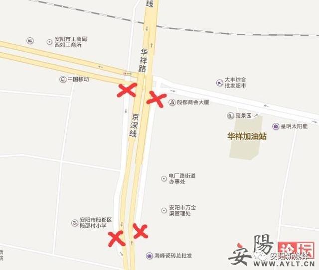 来自|安阳网 从10月12日6时起,市政工程处对华祥路立交桥以南两侧辅道