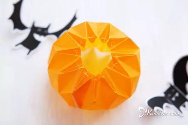 diy万圣节南瓜折纸灯笼的做法-美食频道-手机搜狐