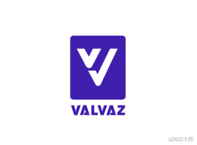 字母v创意logo合集