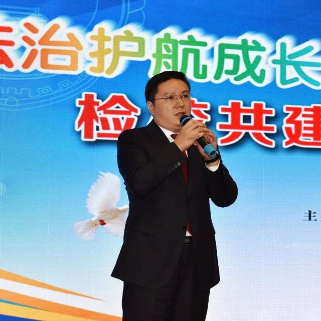 区政协副主席,司法局局长李新荣致辞
