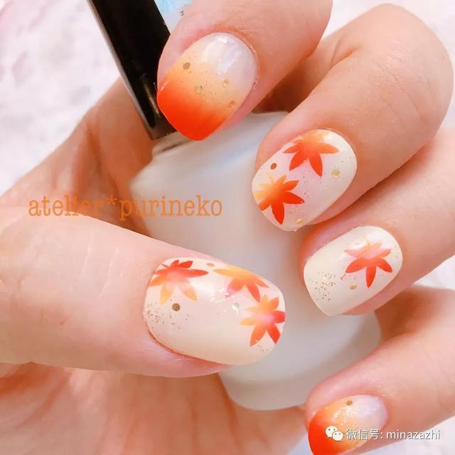 美甲| 枫叶最美的季节 枫叶元素的美甲让秋意更浓