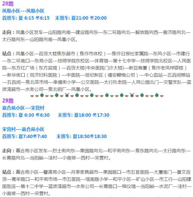 2017年焦作城区公交车线路,站点大全,看完再也不用担心坐错车了!