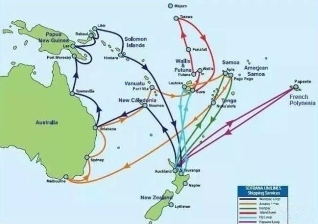收购sofrana unilines后,达飞轮船将增强在南太平洋地区的服务能力.