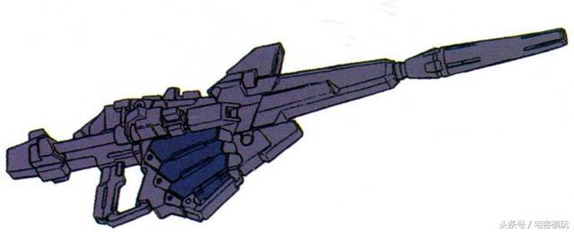 作为本机的主武器,光束麦格农称得上是ms手持携行式光束兵器中威力