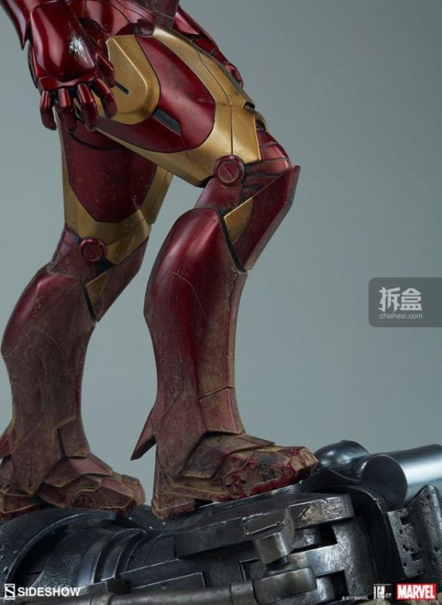 sideshow 钢铁侠mk3 雕像 iron man mark iii maquette