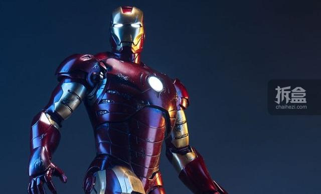 sideshow 钢铁侠mk3 雕像 iron man mark iii maquette