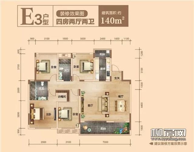 【推荐】大横厅要"横行"?柳州多盘将推7米面宽大横厅户型