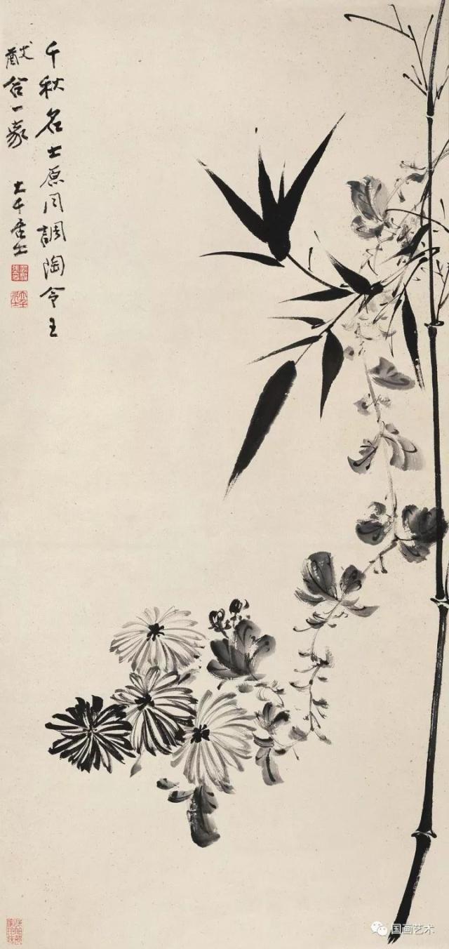 【欣赏】淡雅而质朴---张大千笔下的梅兰竹菊