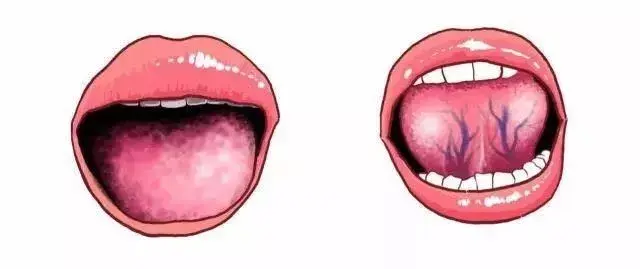 青紫舌的高清图片 花旦脸谱