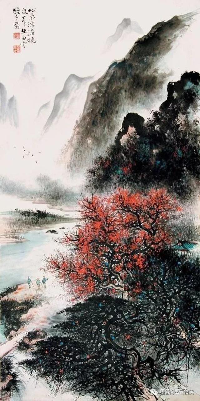 黎雄才 写意山水 欣赏
