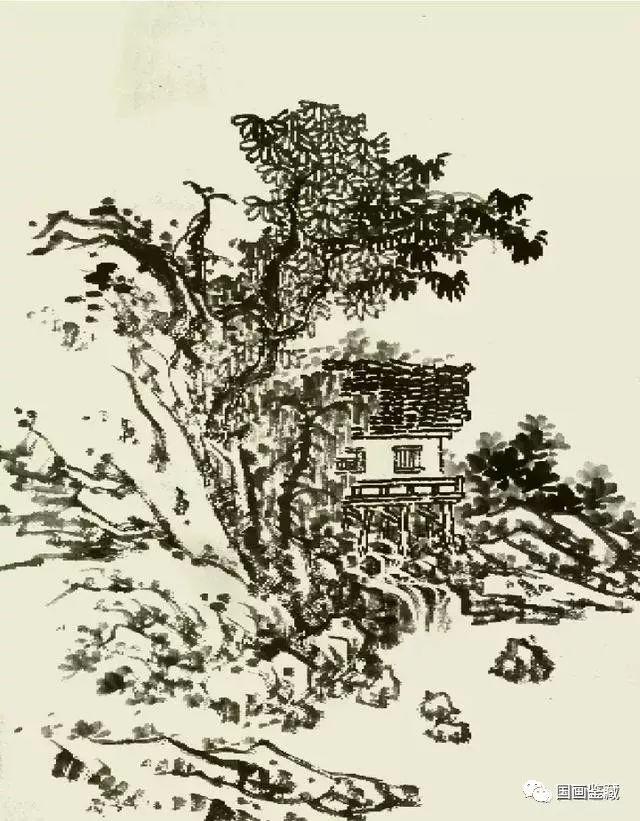 写意山水画技法:折带皴画法,中国画中的折带皴技法及
