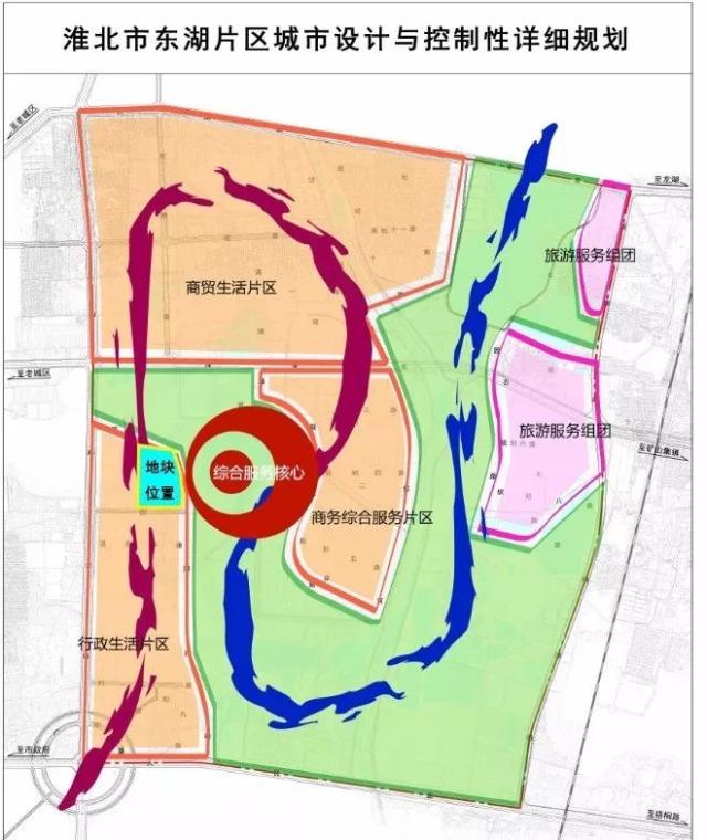 再加上该地块紧邻淮北东部新城区域,目前东部新城发展已初具规模,且