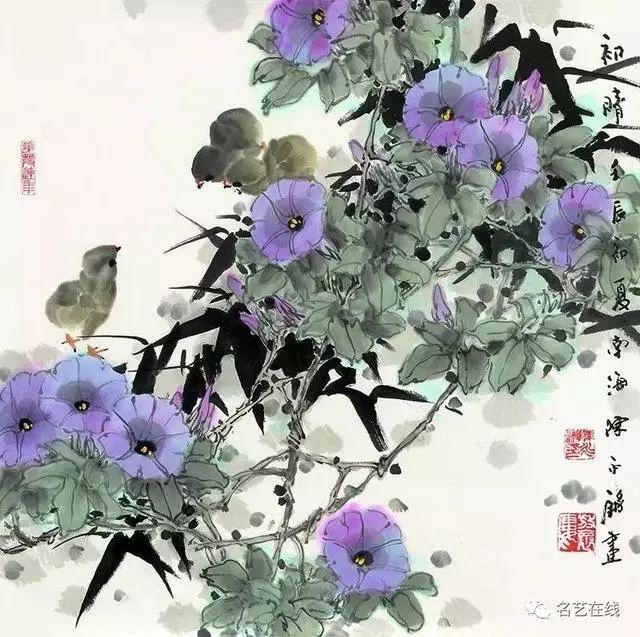 牵牛花的画法