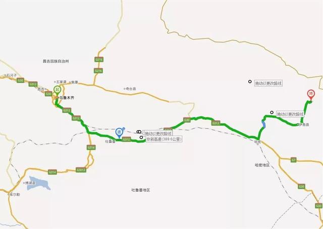 伊吾县是地图中的一个蓝色小点,也是这个秋天必须要去的