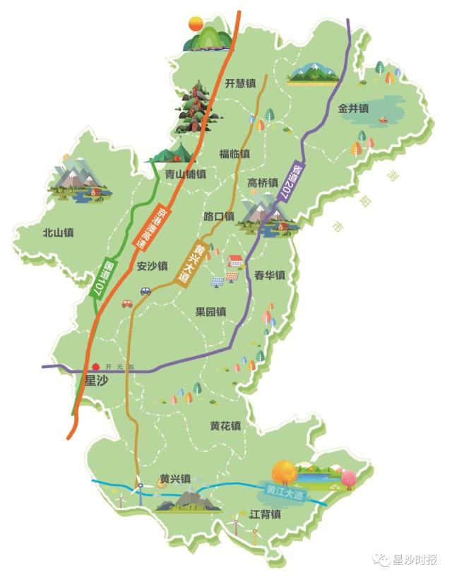 长沙县最全爬山地图!景观,用餐,路线统统有.周末图片