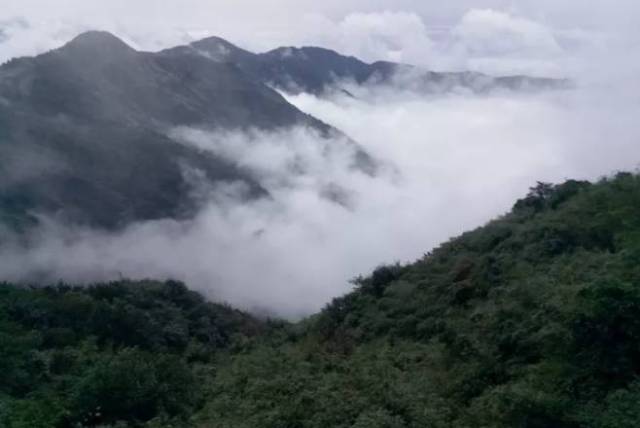 衡山上有"三层天",自山麓到玉板桥为一层,玉板桥到半山亭为一层,半山