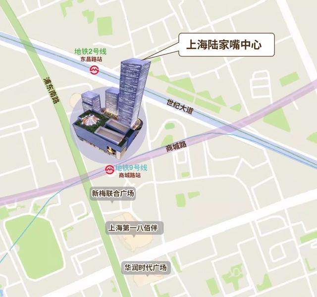 14号线陆家嘴换乘2号线,15号线换乘2号线 陆家嘴的这个项目,厉害了!法国老佛爷百货/支付宝都来