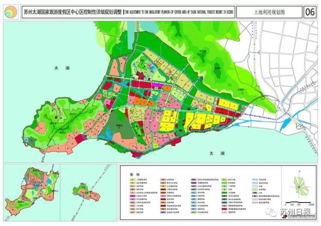 未来的太湖旅游度假区中心区长这样,详细规划曝光