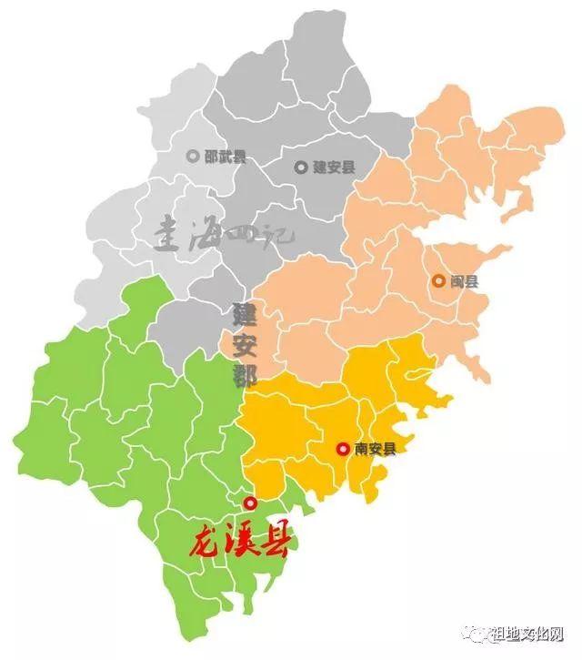 漳州地区现有各县市区,由龙溪县分出设置的为漳浦县,南靖县,华安县和图片