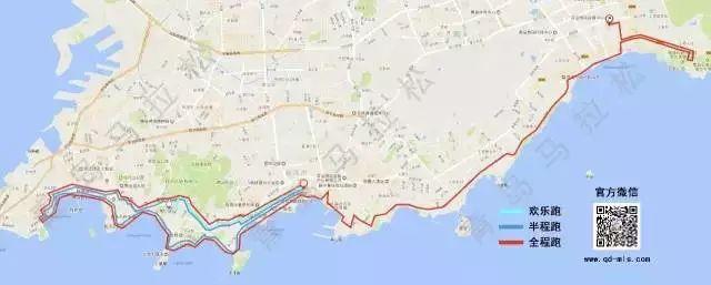 海尔·2017青岛马拉松比赛路线几乎涵盖了青岛沿海一线所有名胜景点.图片