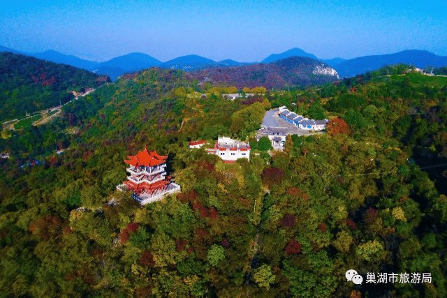 秋天的山林,有秋天的韵味 秋游巢湖银屏山,秋景灿烂 漫山遍野,层林尽