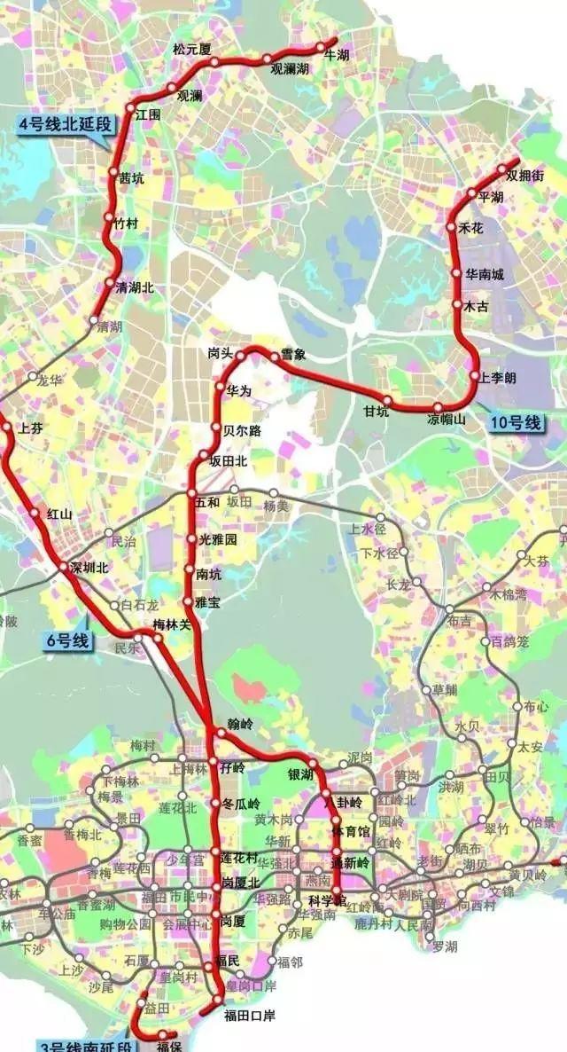 5公里 跨福田,龙华,龙岗 大家都知道深圳北是很拥挤的一个站 有这了条