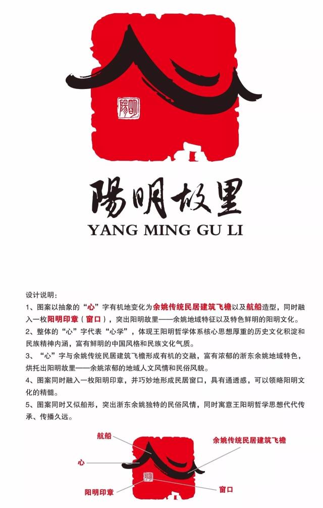 阳明故里logo征集大赛一,二,三等奖作品公布!