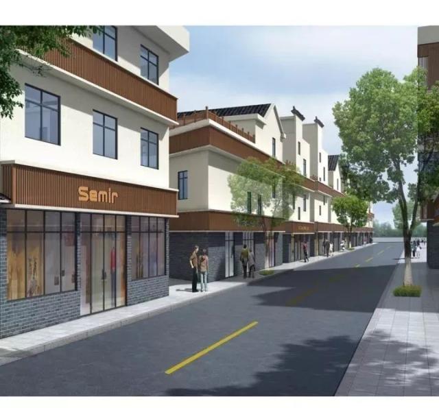 西街路面,立面改造