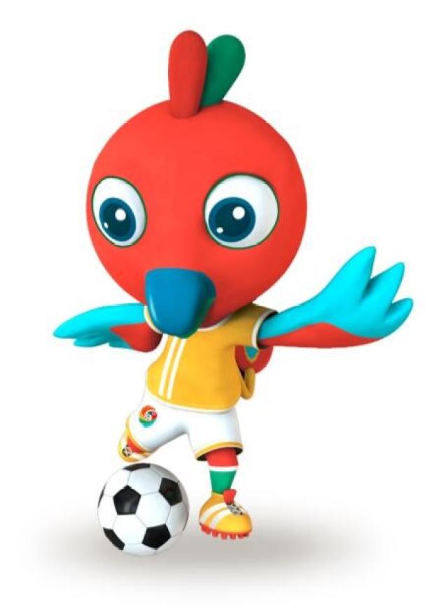 中拉杯国际足球邀请赛吉祥物ole奥拉