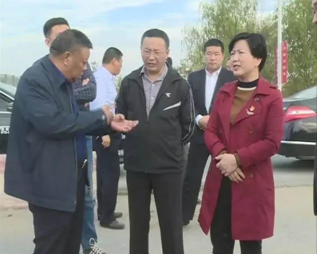 团风县委书记李玲一线督办城区基础设施建设进度