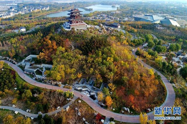 河北唐山:初冬南湖景色美