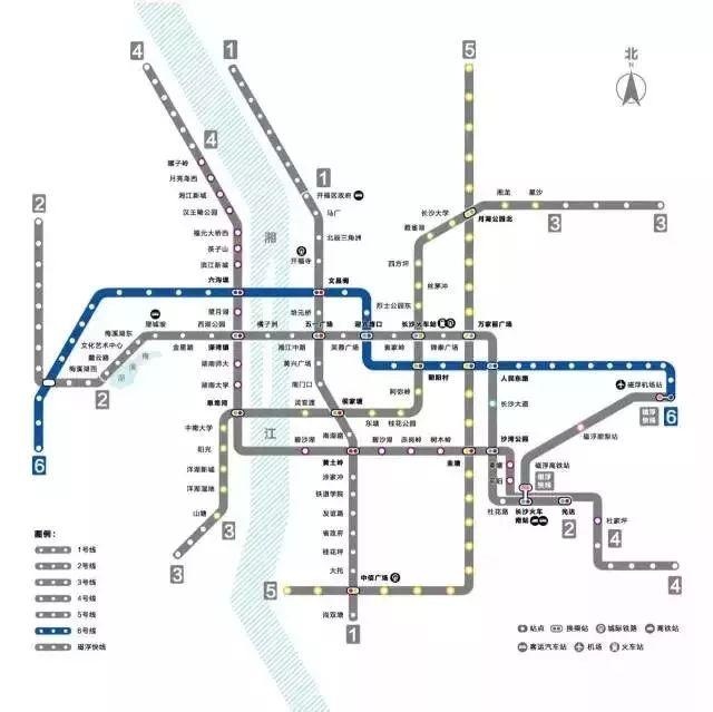 长沙12条地铁线路规划,进度都在这