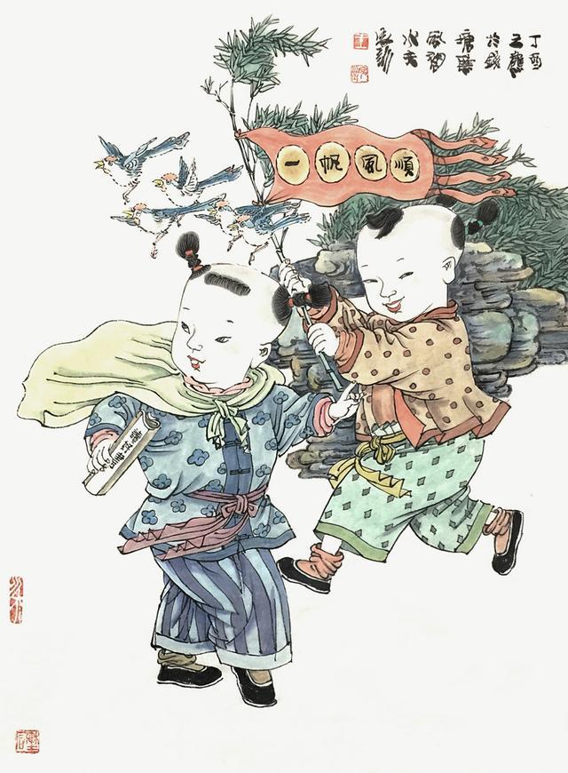 喜乐童年 王家训工笔婴戏图(三)