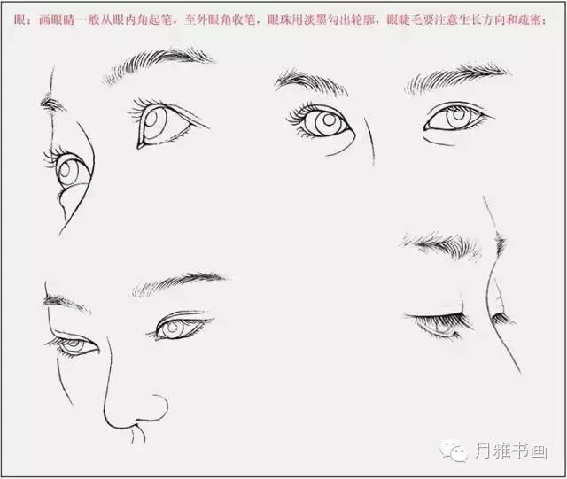 干货| 工笔人物白描及手,脸淡彩技法图解