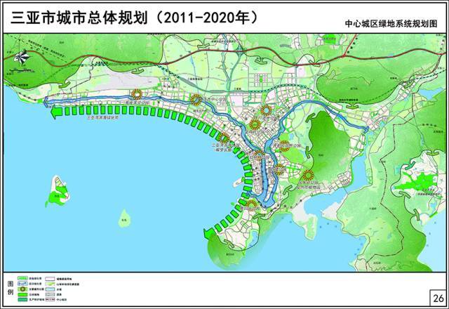 三亚城市总体规划:建设世界著名,亚洲一流的国际热带海滨旅游城市