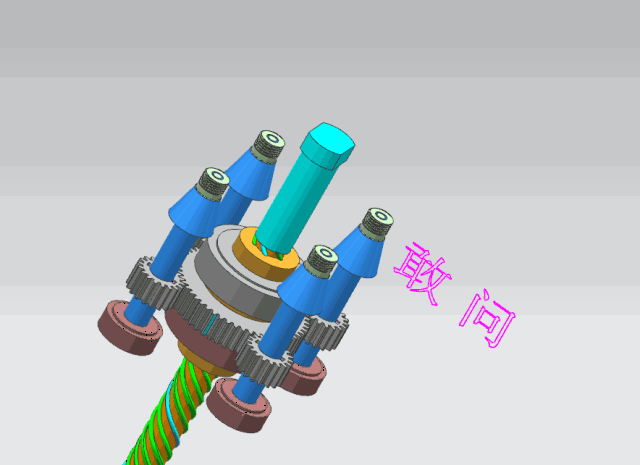 把机械结构做成这么复杂的动图,高级工程师都是烧脑看