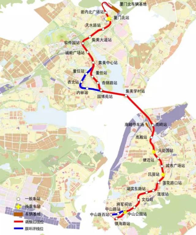 厦门地铁6条线路最新站点,规划及运营时间,大家想了解