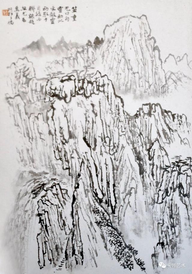 王颂余早期山水画作品展全集|高清【天涯艺术989期】