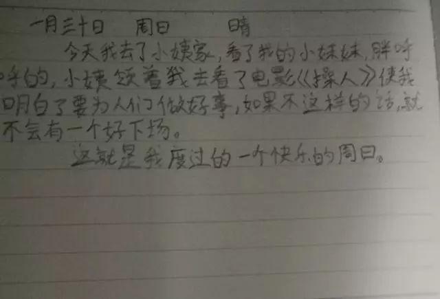 小学生写"双11"日记萌翻网友"我怕妈妈又打爸爸"