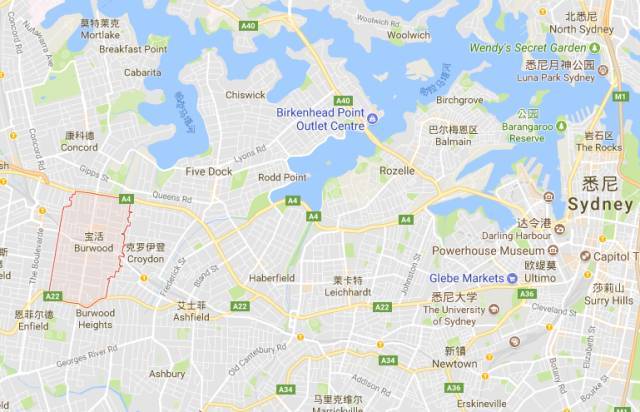距悉尼商业市中心12公里,仅15分钟车程,同时也是该地方议会政府的行政