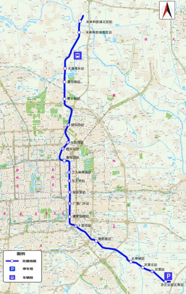 地铁17号线拟2021年全线开通,为城区最长在建线路